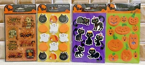 American Greetings Stickety Do Da Halloween Pegatinas Lote de 4 Paquetes Nuevo de Lote Antiguo - Imagen 1 de 6