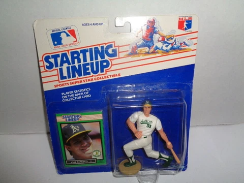 1989 Starting Lineup, Jose Canseco 4" Action Figure Sealed Cover