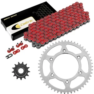 Red Drive Chain And Sprocket Kit for Honda CRF250R 2004-2010 - Picture 1 of 7