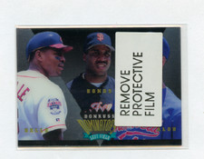 1995 DONRUSS DOMINATORS # 7 ALBERT BELLE , BARRY BONDS , M. ALOU
