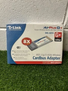 Wireless Network Cardbus Adapter D-Link Airplus DWL-650+ sh1 - Picture 1 of 3