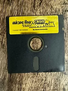 Disquete Crisis Mountain/Micro Diversión/Extra Trasero/1983/ ATARI (¡Funcionamiento PROBADO!) - Imagen 1 de 5