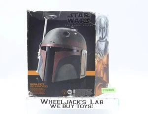 Boba Fett Temuera Morrison AUTOGRAPHED Helmet Star Wars Black Series - Picture 1 of 10