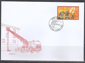 Liechtenstein Scott 1406 FDC - Volunteer Fire Fighters - Picture 1 of 1