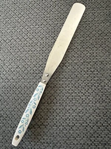 Utensilio esparcidor de glaseado de acero inoxidable aciano azul de colección Corning Ware Japón - Imagen 1 de 8