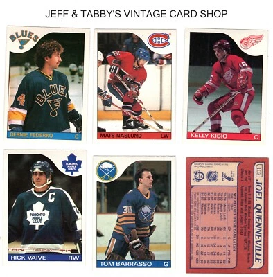 1985-86 OPC  HOCKEY  1 TO 264 / SEE DROP DOWN MENU FOR CARD YOU WILL RECEIVE - Image 1 of 4
