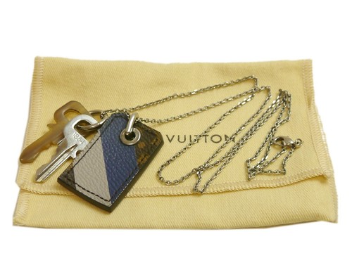 LOUIS VUITTON（LV） Autentica Collana Louis Vuitton Etichetta Topolino Metallica #7139