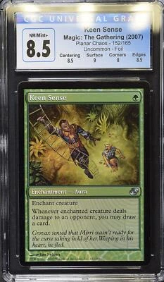 KEEN SENSE Planar Chaos Foil U CGC 8.5 MTG [Nostalgium] - Image 1 of 2