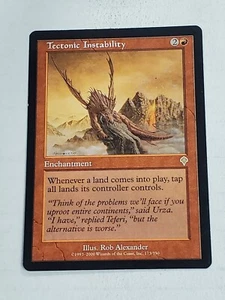 MTG Tectonic Instability (Invasion/Red/R) - BGM - Picture 1 of 2