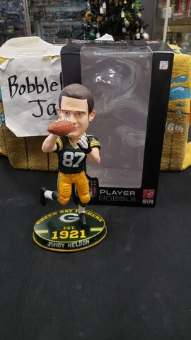 NIB 2013 JORDY NELSON GREEN BAY PACKERS 1921 BASE BOBBLEHEAD PRO SHOP EXCLUSIVE Cover