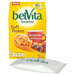 Belvita Soft Bake Red Berries 5 x 40g - Picture 1 of 1