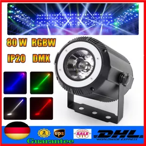 Faretto LED Pin Spot Punti RGBW 80W LED Par Faretto Effetto Beam DMX Luce Festa - Foto 1 di 11