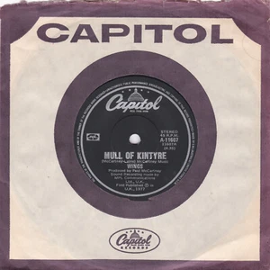 Wings – Mull Of Kintyre - 7" single - Picture 1 of 2