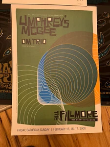 umphreys mcgee Poster Fillmore San Francisco 2008 Bill Graham Presents - Picture 1 of 1