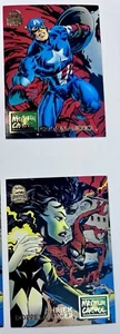 Fleer Corp Marvel Spider-Man Maximum Carnage 1994 set di 2 - Foto 1 di 2