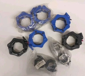 Qty 10 Assorted Barbell Clamps. As Per Photos - Picture 1 of 5