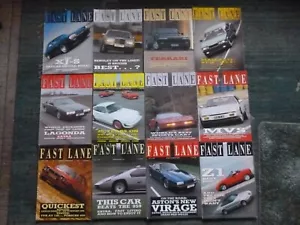 12 Fast Lane Magazine. Heft Nr.47 Januar 1988 bis Heft Nr.58 Dezember 1988. - Bild 1 von 1