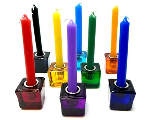 Glaswürfel Glockenspiel Kerzenhalter: Farbe wählen! (Ritual, Zauberkerzenhalter) - Bild 1 von 16