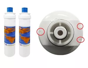 2x Omnipure to suit Plenty River Plumbing PR100 PRC1 CARAVAN WATER FILTER - Picture 1 of 11