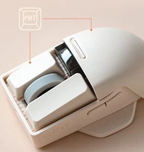 Lofree OE909 Wired Wireless Bluetooth Optical Mouse 4000DPI For Windows MacOS - Picture 1 of 13