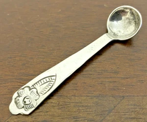 Vintage Mexican Sanborn Sterling Silver 925 Condiment Spoon - Imagen 1 de 2