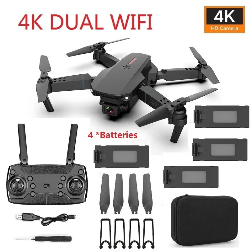 New Foldable RC Drone with Camera for Adults, HD Mini FPV Drones Kids Beginners - Image 1 of 4