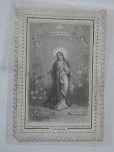image pieuse canivet dentelle obtenez nous de mettre en dieu nos plus cheres - Picture 1 of 1