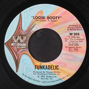 FUNKADELIC: loose booty / a joyful process WESTBOUND 7" Single 45 RPM - Picture 1 of 2
