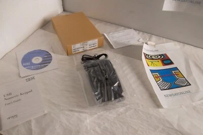 IBM 33L3225 USB Numeric KeyPAD Stealth Black 17 Keys for Laptop Computer OEM NEW - Image 1 of 4