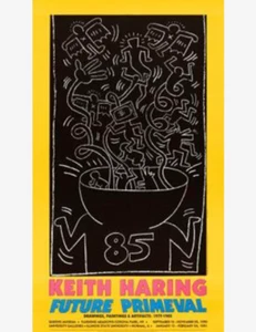 Keith Haring Poster „Future Primevil“, Lithografie, Größe H37 x B21,... - Bild 1 von 4