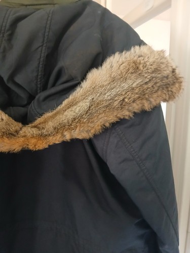 cappotto parker stone island david ossido lunghezza media colore nero