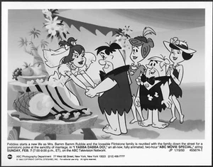 The Flintstones Hanna Barbera Animation Original ABC TV Promo Photo R90s - Picture 1 of 2