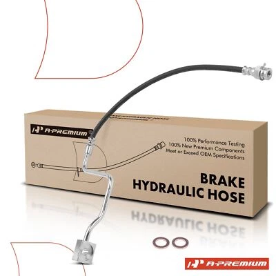 Manguera hidráulica de freno delantero A-Premium para Ford F53 89-95 F Super Duty 88-94 F59 Foto 1 de 4