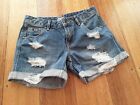 superdry shorts women w 24 distressed mid blue in POC