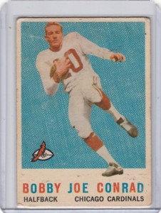 SA: 1959 Topps Football Card #173 Bobby Joe Conrad Chicago Cardinals - VG+