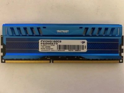 PATRIOT EXTREME MASTERS 4GB DDR3-1600MHz PC3-12800 1.5V UDIMM PVI34G160C9 - Image 1 of 3