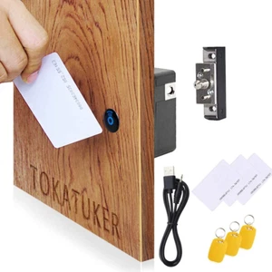 Invisible Electronic Cabinet Lock Hidden NFC Lock DIY RFID Lock Latch with US... - Picture 1 of 9