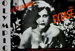 Hedy Lamarr (Hedy Kiesler) ECSTASY Gustav Machaty 1933 FRENCH POSTER 47x32 R - Picture 1 of 1