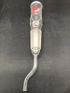 WILMAD LABGLASS Glass 24/40 Long Drip Tip Distillation Adapter LG-6315-102(1/cs) - Picture 1 of 8