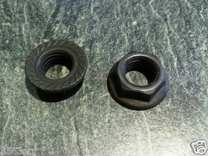 Bike Bottom Bracket Axle Crank Nuts (One Pair) - Picture 1 of 1