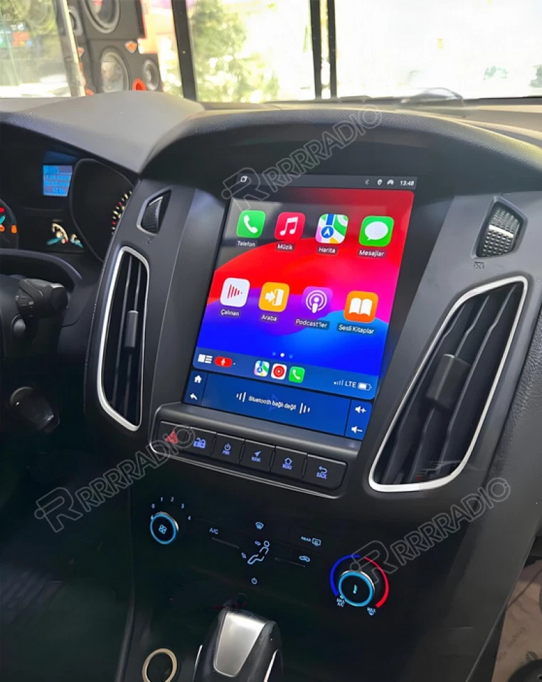 RRRRADIO 64G For Ford Focus MK3 2012-2018 Android 15 Apple Carplay Car Radio Stereo GPS