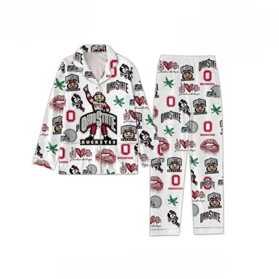 Набор футбольных пижам Ohio State Buckeyes - Изображение 1 из 4