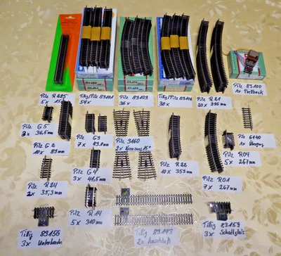 Track TT Pilz/Tillig Bundle Tracks 207 Pieces Uninstalled Mint Condition Partly Original packaging!!! - Image 1 of 4