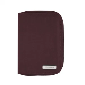 Cartera con cremallera de pasaporte con bloqueo RFID - Imagen 1 de 5