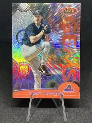 2000 Topps Finest - Randy Johnson - Gems - #144 -  Refractor - AZ Diamondbacks - Image 1 of 3