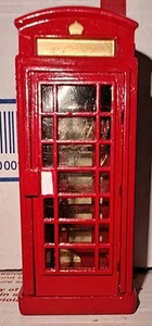 Lemax Red Phone Booth 2004 Figurine - Picture 1 of 3