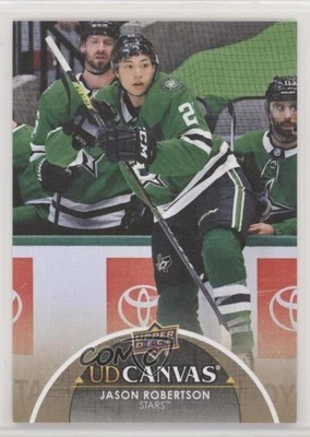 2021-22 Upper Deck Series 2 UD Canvas Jason Robertson #C147 - Image 1 of 2