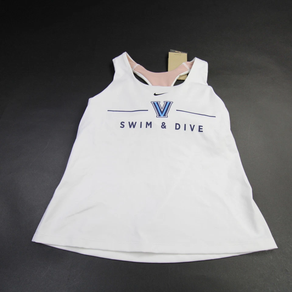 Camisa sin mangas para mujer Villanova Wildcats Nike Dri-Fit blanca usada Foto 1 de 1