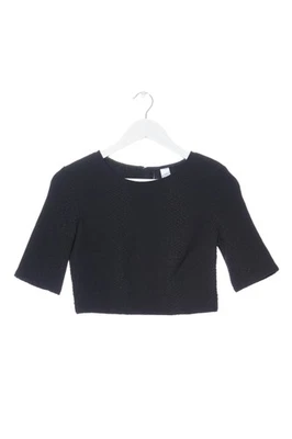 H&M DIVIDED T-shirt court Dames Haut T EU 32 noir style décontracté - Photo 1/4