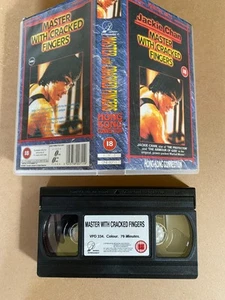 Master with Cracked Fingers Jackie Chan VHS PAL Video martial arts small case - Picture 1 of 2